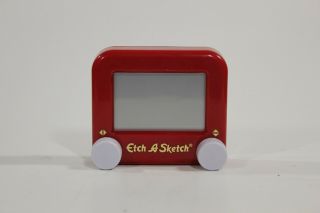 Ohio Art Pocket Etch A Sketch Mini Small Toy Red Color