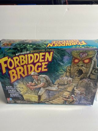 1992 Forbidden Bridge Adventure Game Milton Bradley Near Complete Playable