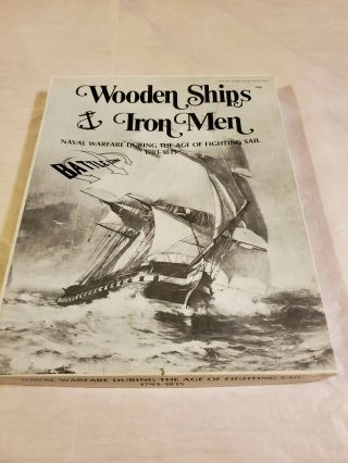 Wooden Ships & Iron Men Battleline Publications 1974 Edition