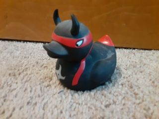 Accoutrements Devil Duckie Rubber Duck Collectible Figure Ninja Print