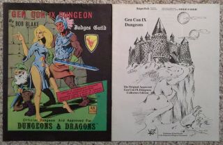 Gen Con IX Dungeons (w/ cover) - Adv Dungeons & Dragons - AD&D Judges Guild 3 2