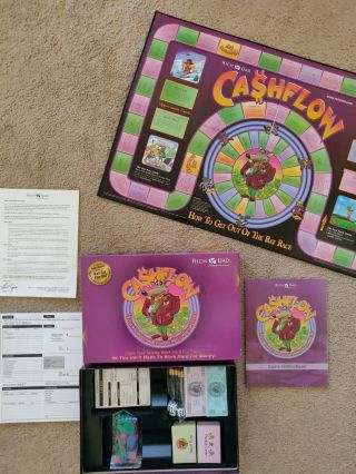 Cashflow 101 Board Game Rich Dad Poor Dad Robert Kiyosaki Complete