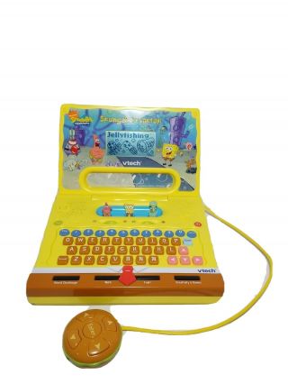 Spongebob Squarepants Vtech Laptop Talking Learning Toy Nickelodeon Electronic