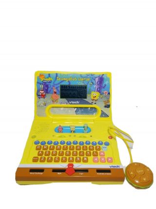 Spongebob Squarepants Vtech Laptop Talking Learning Toy Nickelodeon Electronic 2