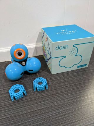 Wonder Workshop Dash Robot Da01 Blue Mfg 2016 Stem Coding Kids Toy Educational