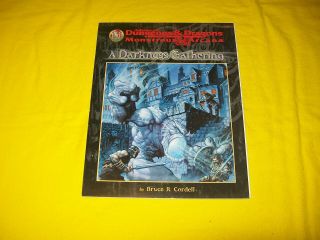 A Darkness Gathering Dungeons & Dragons Ad&d Monstrous Arcana Tsr 9570 - 4