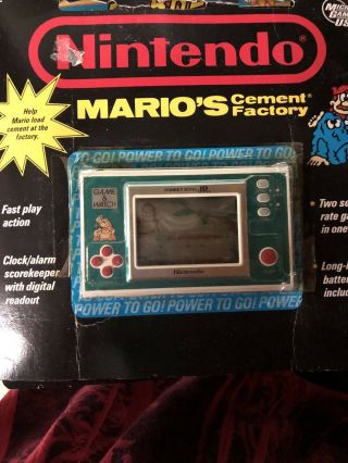 Nintendo Marios Cement Factory Micro Games Game & Watch
