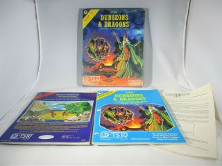 1980 Tsr Dungeons & Dragons Game Expert Rules Box Set 1012 Without Dice