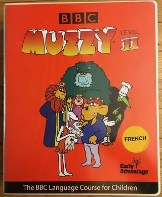 Bbc Muzzy Level 2 French Language Course For Children Dvds Book Complete Set