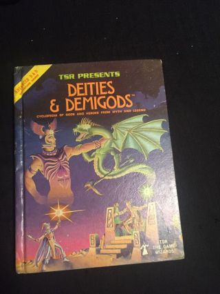 Advanced Dungeons And Dragons Ad&d Tsr Deities & Demigods