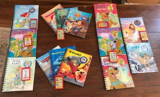 Euc - Story Reader Books And Cartridges - 14 Books - 8 Cartridges