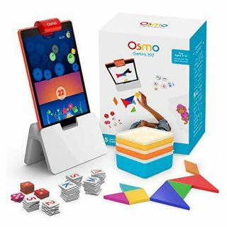 Osmo - Genius Kit For Fire Tablet - 5 Hands - On Learning Games - Ages 5 - 12 - P.