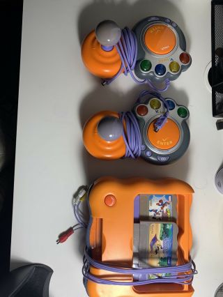 Vtech V.  Smile Tv Learning System With Controllers And Games