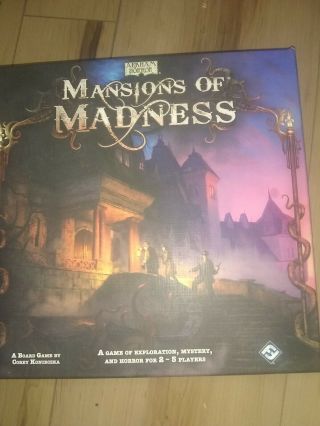Fantasy Flight Games Mansions Of Madness 1st Edition (2010) - Complete Opened