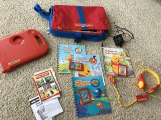 Story Reader Interactive Leaning System With Books,  Cartridges & Bag Microphone