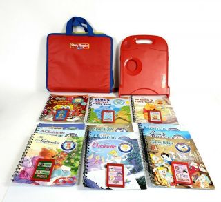 Story Reader Interactive Leaning System With Books,  Cartridges & Bag 12 Books