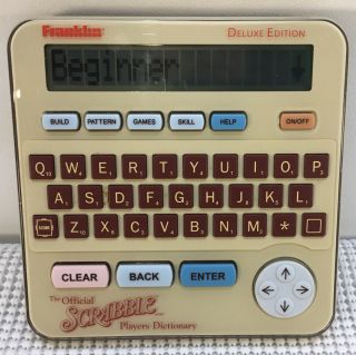 Franklin Deluxe Edition Official Scrabble Players Dictionary Scr - 228