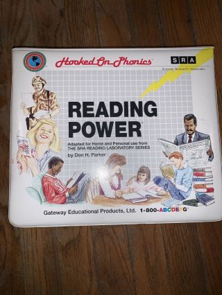 Vtg Hooked On Phonics Sra Your Power Reading Set (1992) Great For Home School