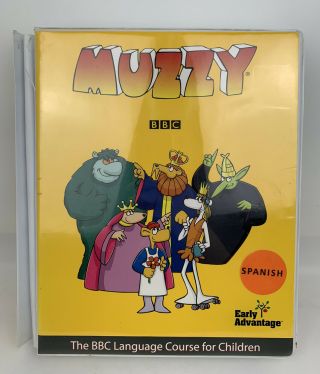 Muzzy Spanish Educational Bbc Language Course For Children Dvd Cd Pc Box Set