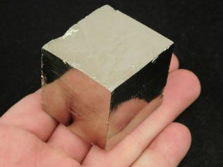 A Big and 100 Natural Cubic Pyrite Crystal CUBE From Spain 319gr 2