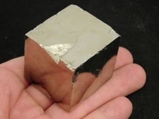 A Big and 100 Natural Cubic Pyrite Crystal CUBE From Spain 319gr 3