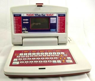 Vtech Talking Whiz Kids Genius Educational Laptop Computer Toy Vintage
