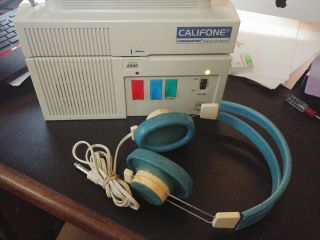 Califone Cardmaster 2000 Series Magnetic Card Reader With Headset