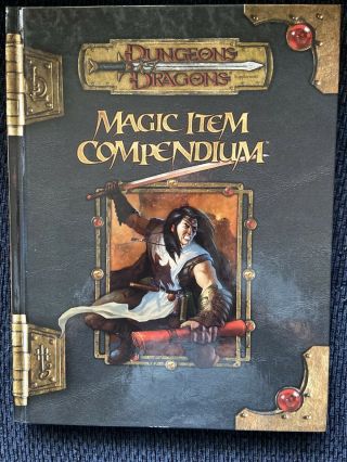 D&d 3.  5e Magic Item Compendium Hardcover Dungeons & Dragons Rpg