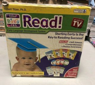Your Baby Can Read As Seen On Tv Early Language Development System Set