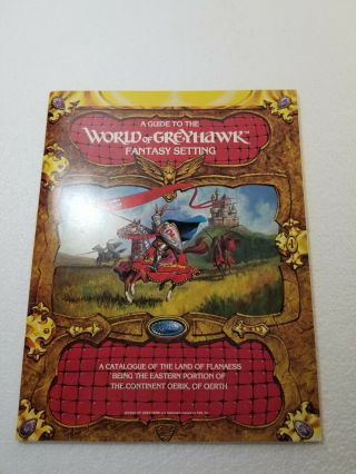 Incredible Wold Of Greyhawk 1983 Set