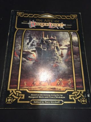 The Art Of Dragon Lance Saga Book,  Dungeons & Dragons Book Bk1