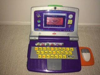 Fisher - Price Fun 2 Learn Laptop Letters Alphabet Phonics Tunes Games Great