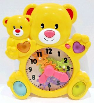 Enabling Devices Bear Clock Lights Songs Toys For Special Children Therapy 1208