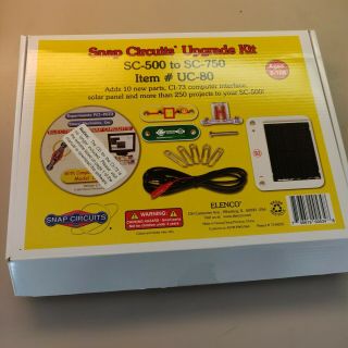 Snap Circuits Uc - 80 Upgrade Kit Converts Sc500 To Sc750 Ages 8,