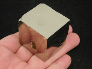 A Big and 100 Natural Cubic Pyrite Crystal CUBE From Spain 317gr 2