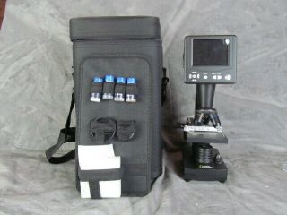 National Geographic Explorer Lcd Microscope 80 - 10301 With Case