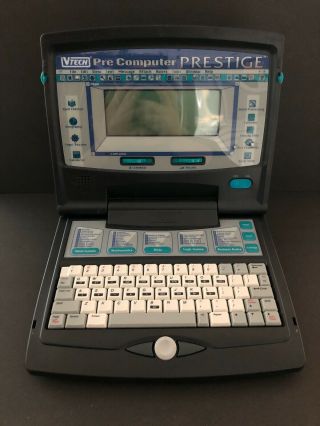 Vtech Precomputer Prestige Computer Talking Vintage Box Instructions Activities