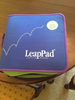 Leapfrog Leappad Learning System With Case And Cartridge/books (6),  Plus Bonus.