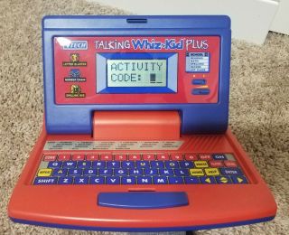 Vtech Talking Whiz Kids Plus Educational Laptop Computer Toy Vintage