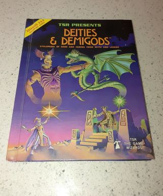 1980 Advanced Dungeons And Dragons Deities And Demigods Cyclopedia 128 Page Ed