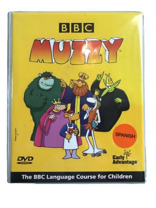 Muzzy Bbc Language Course For Children Spanish Level I 1 & Ii 2 Dvd & Cd Set