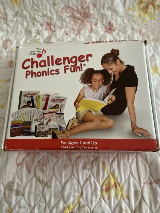 Challenger Phonics Fun Learn To Read Kit - Practice Cards Books Dvd
