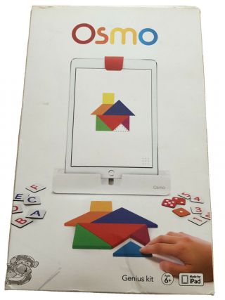 Osmo Genius Kit With Base Tangram Words & Numbers Ipad Educational Game Set