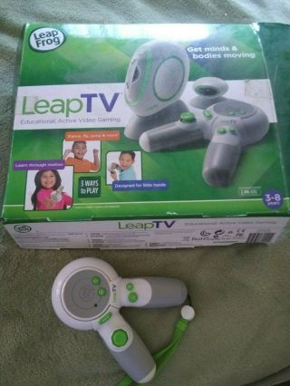 Leapfrog Leap Tv Educational Video Gaming System W/6 Games,  2 Controls