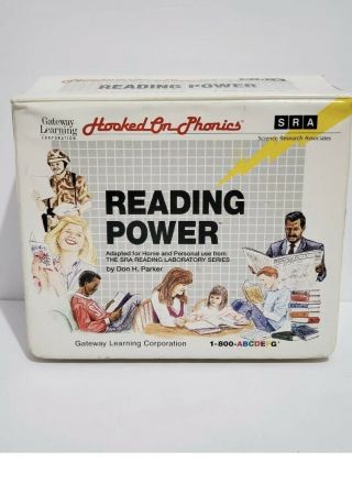 Hooked On Phonics Sra Your Power Reading Cassettes 1992 Vintage 90s