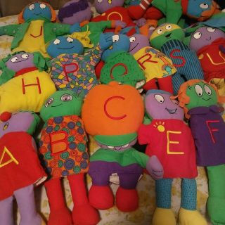 Abrams Alphabet Letter People Puppets Home School Homeschool A - Z Complete Set 3