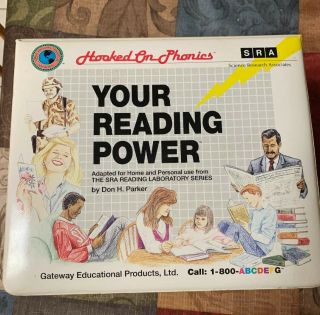 Vintage Hooked On Phonics Sra Your Reading Power Set (1992)