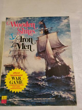 Avalon Hill War Games Wooden Ships & Iron Men (1st Ed) Fair