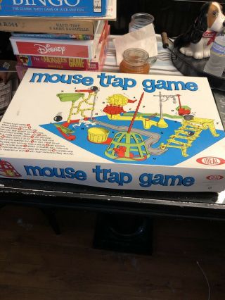 Vintage 1963 Mouse Trap Board Game By Ideal W/ Box