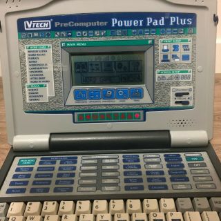 Vintage Vtech PreComputer Power Pad Plus Notebook Age 6 - 11 Learning Toy 2